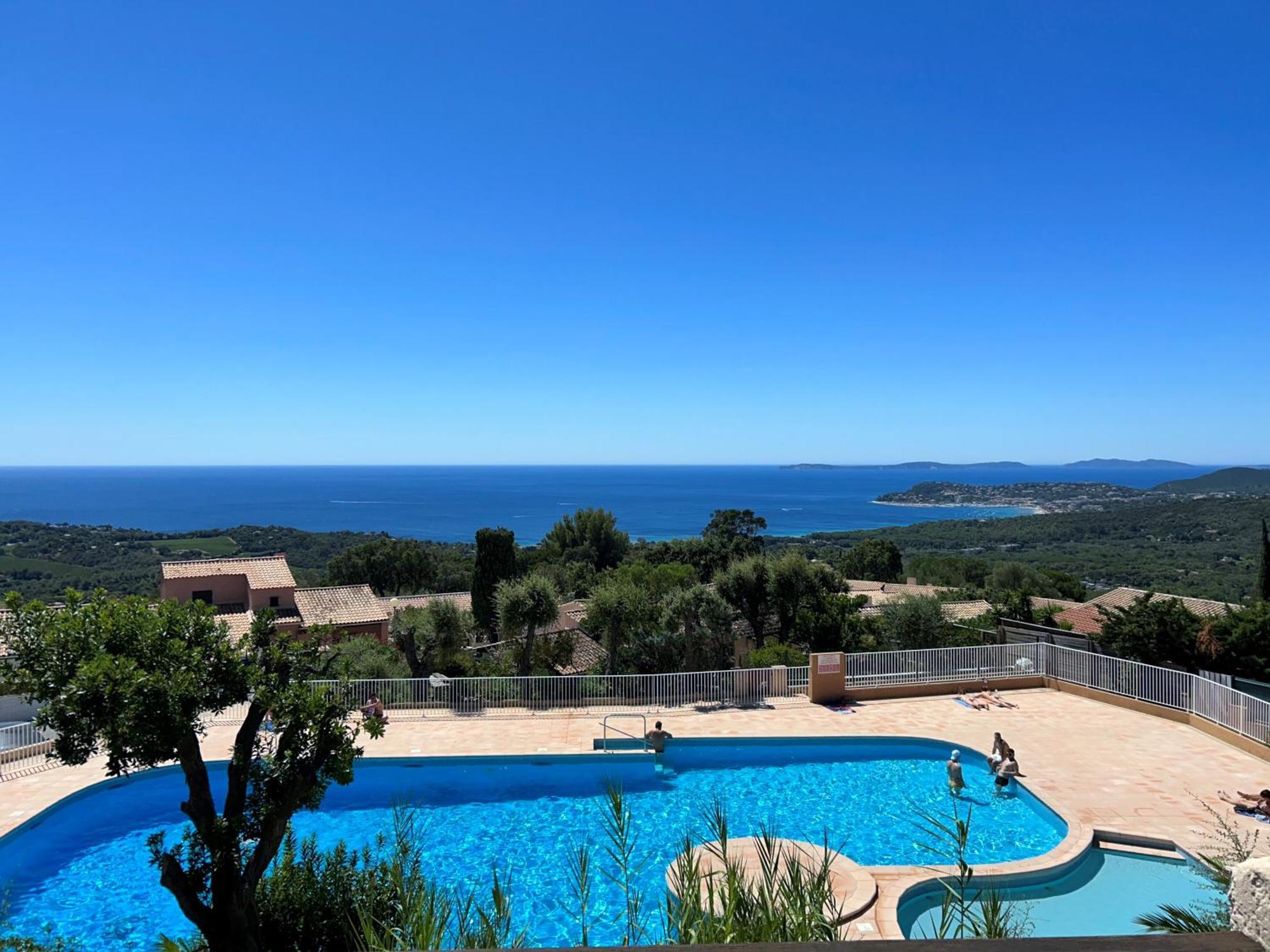 Studio Pool House Vue Mer Panoramique Amazing Sea View Wifi Linge Linen Inclut Aircondition La Croix-Valmer Εξωτερικό φωτογραφία