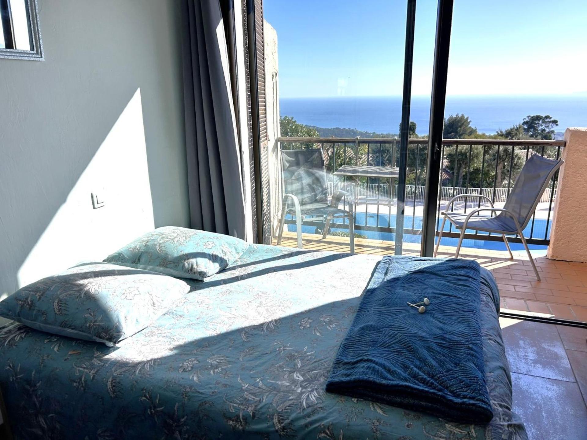 Studio Pool House Vue Mer Panoramique Amazing Sea View Wifi Linge Linen Inclut Aircondition La Croix-Valmer Εξωτερικό φωτογραφία